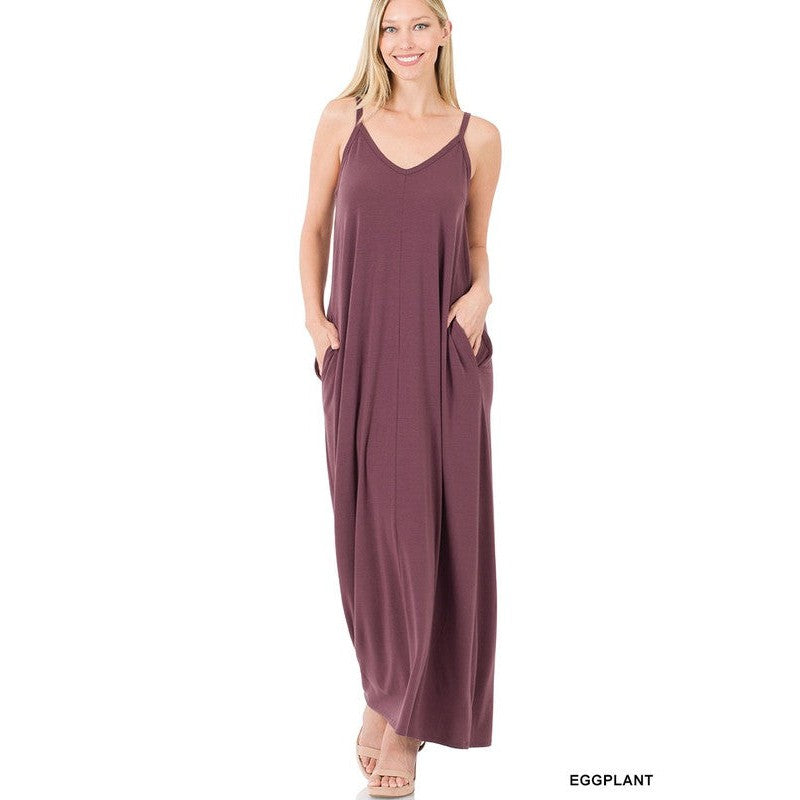 eggplant maxi dress Vacation Mode Maxi Dress in Eggplant