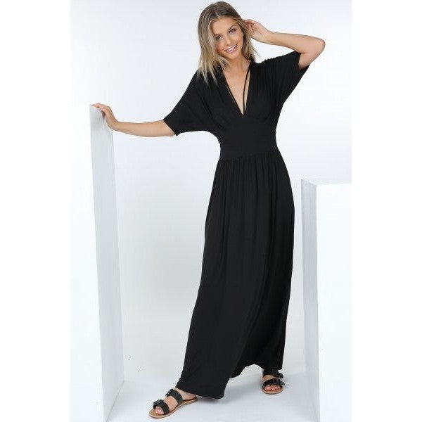 Greek Goddess Dress in Black Greek Goddess Dress in Black